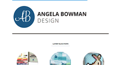 Desktop Screenshot of angelabowmandesign.com